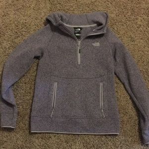 Purple North Face Quarter Zip